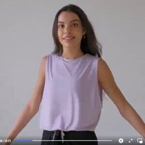 Arya Cinch Tank - Lavender | Senita Athletics | L